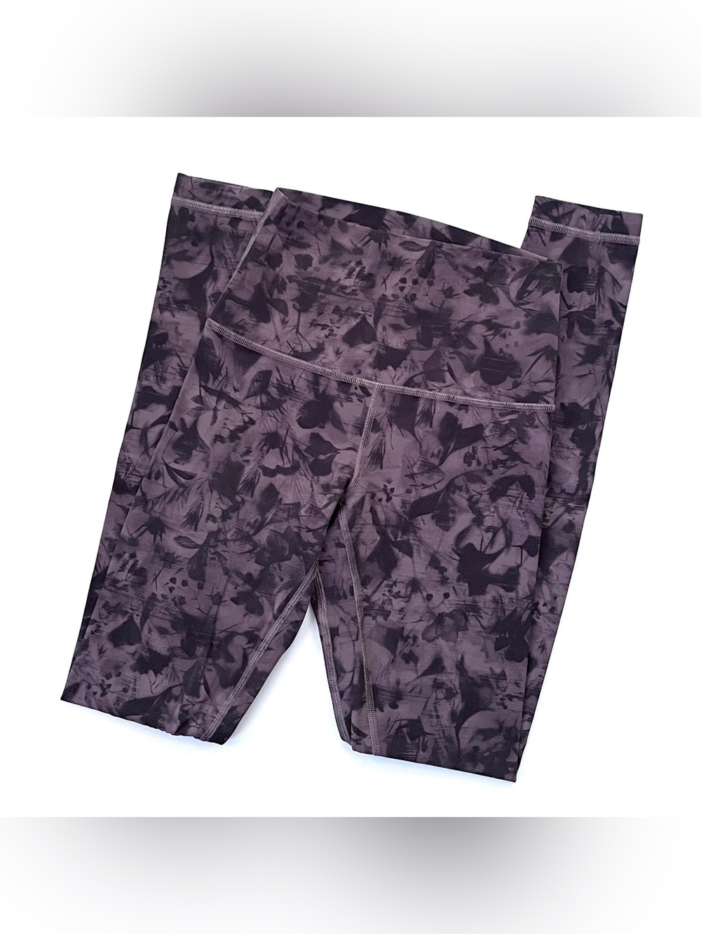 Women’s Lululemon Align Leggings 28" Nulu in Mini Dusk Floral Antique Bark Black